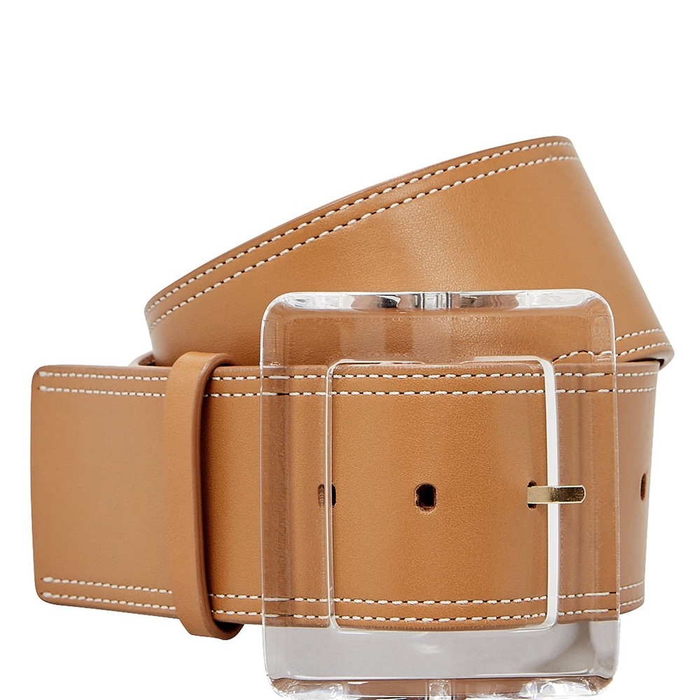 Veronica Beard Wide Brown Belt